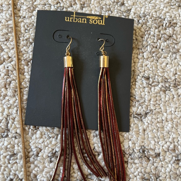 NWT Urban Soul Necklace and Earrings Set - Picture 7 of 7